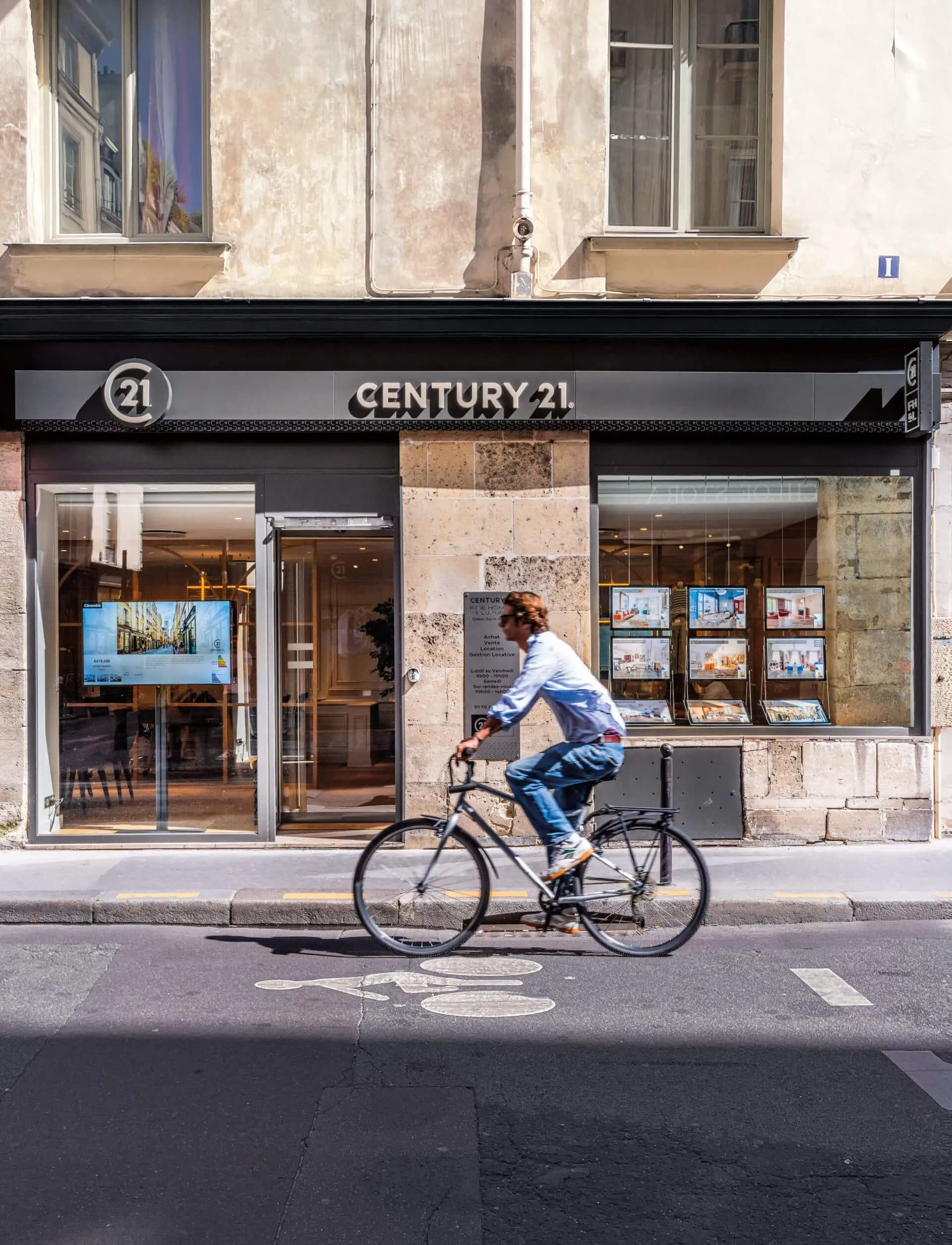 Une agence immobilière