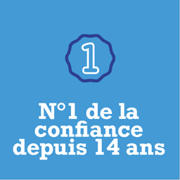 N°1 de la confiance depuis 14 ans